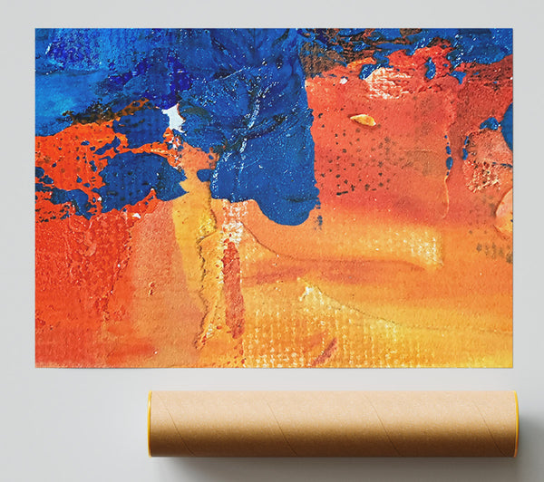 Orange Abstract Dreamscape Giclee Print