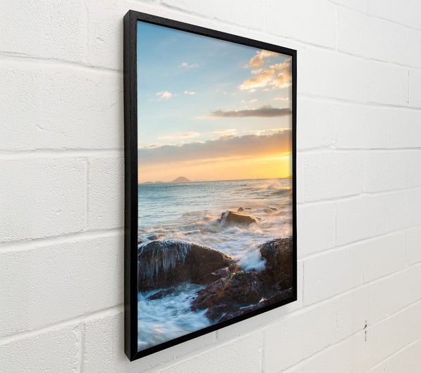 Crashing Waves On The Rocks