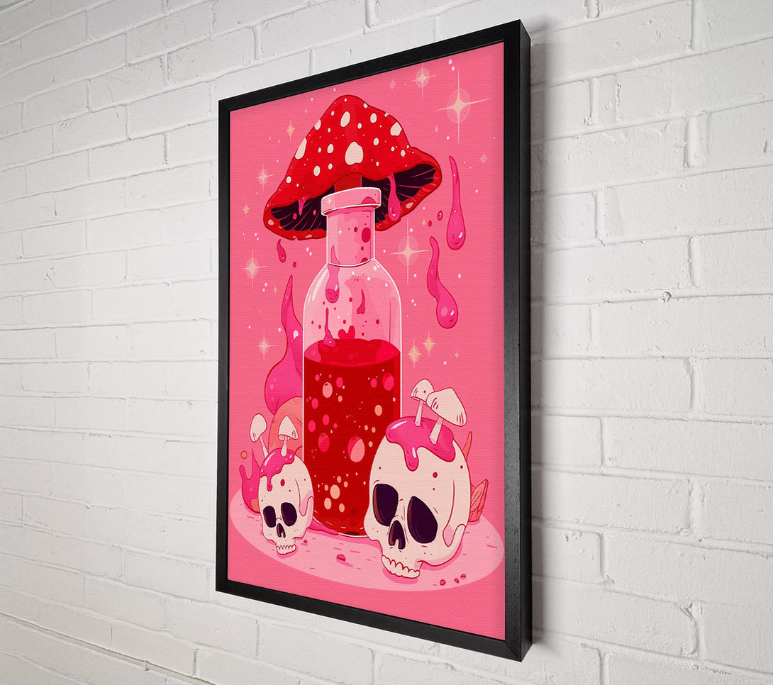  A Canvas Print of Crimson Potion Dreams Canvas Art