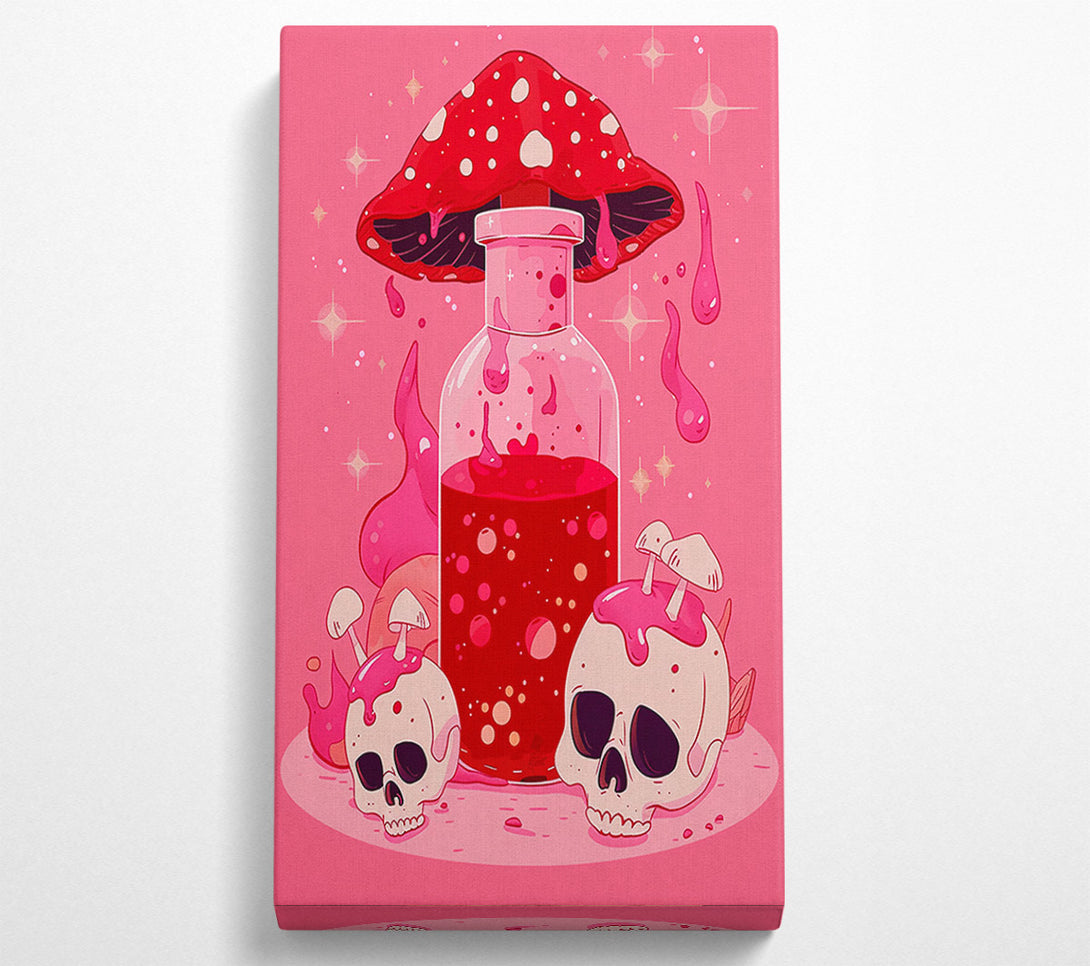  A Canvas Print of Crimson Potion Dreams Canvas Art