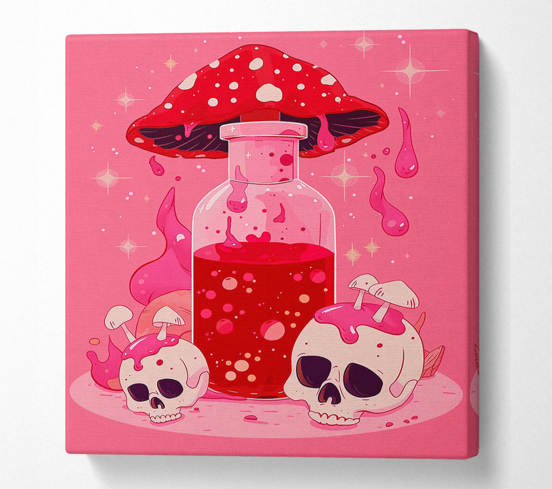  A Canvas Print of Crimson Potion Dreams Canvas Art