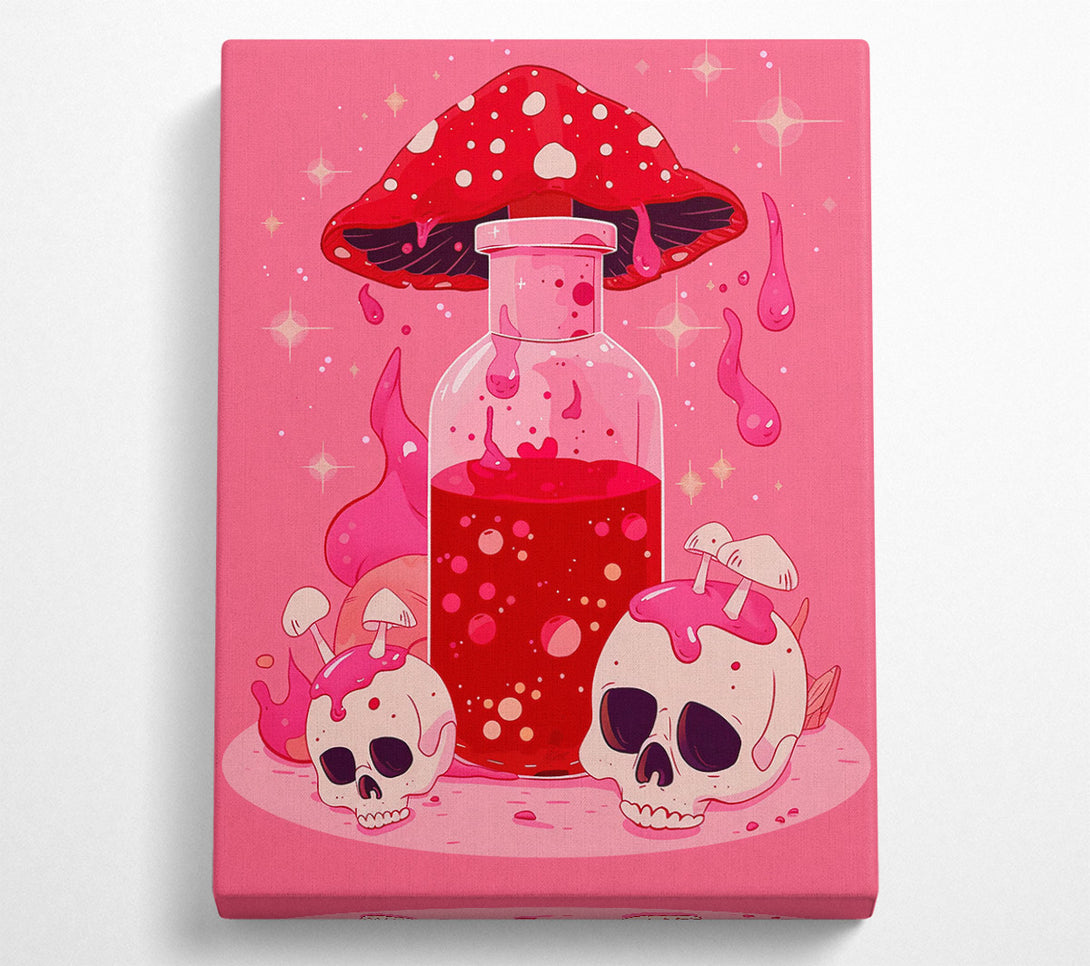  A Canvas Print of Crimson Potion Dreams Canvas Art