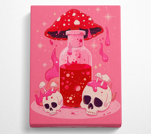  A Canvas Print of Crimson Potion Dreams Canvas Art