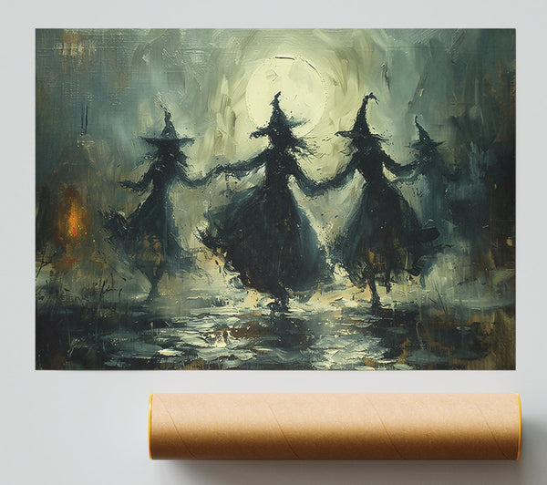 Moonlight Witch Dance Print