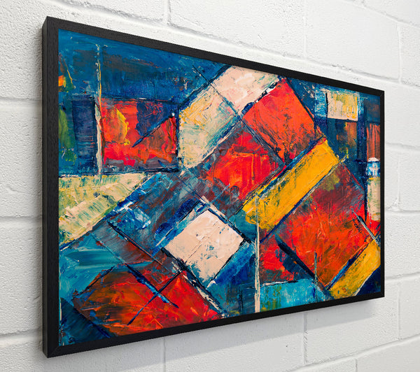Crimson Geometric Dance