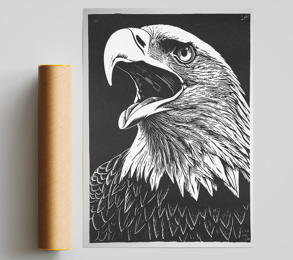 Black And White Cry Giclee Print