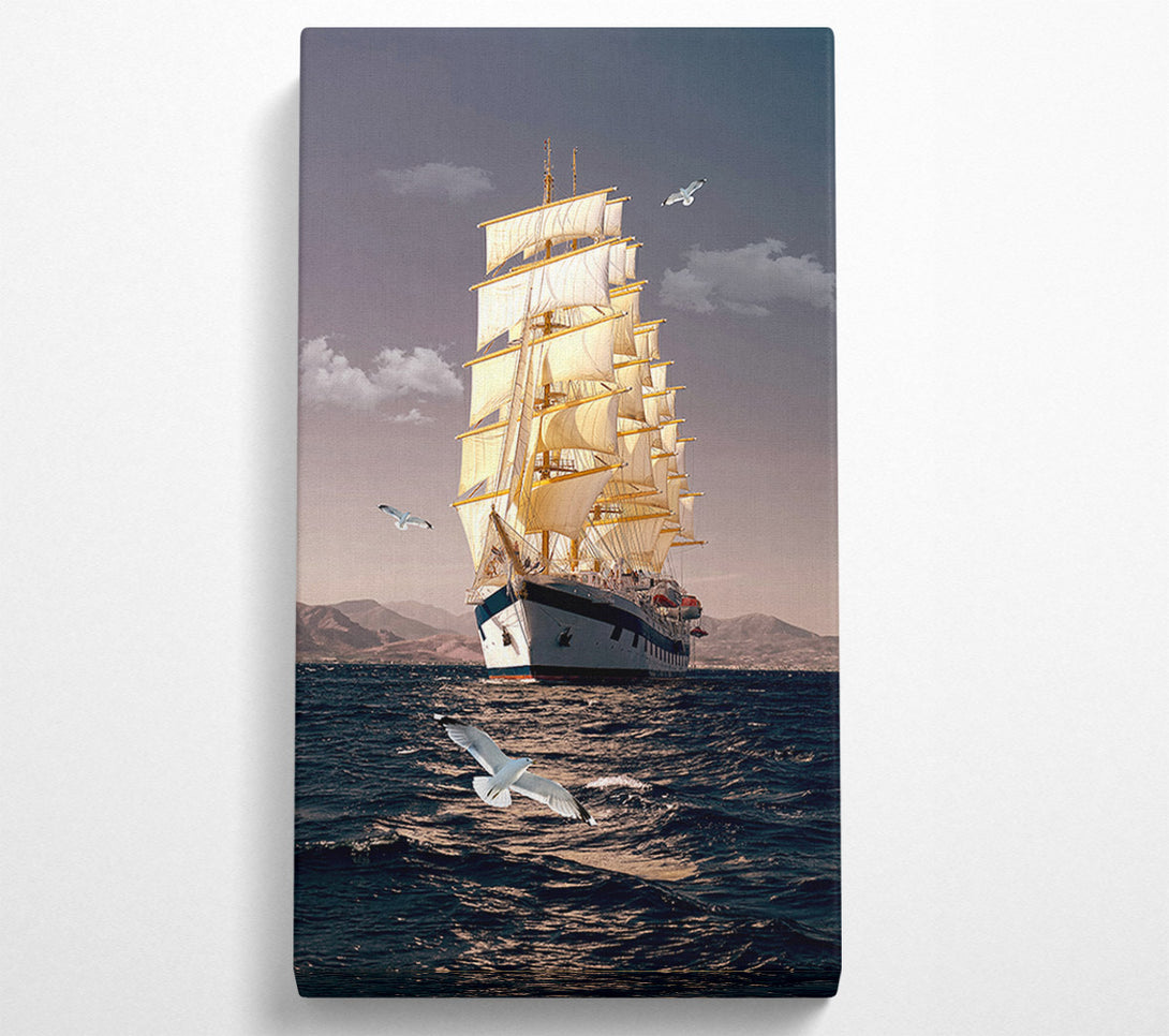  A Canvas Print of Cruise Ship Canvas Print