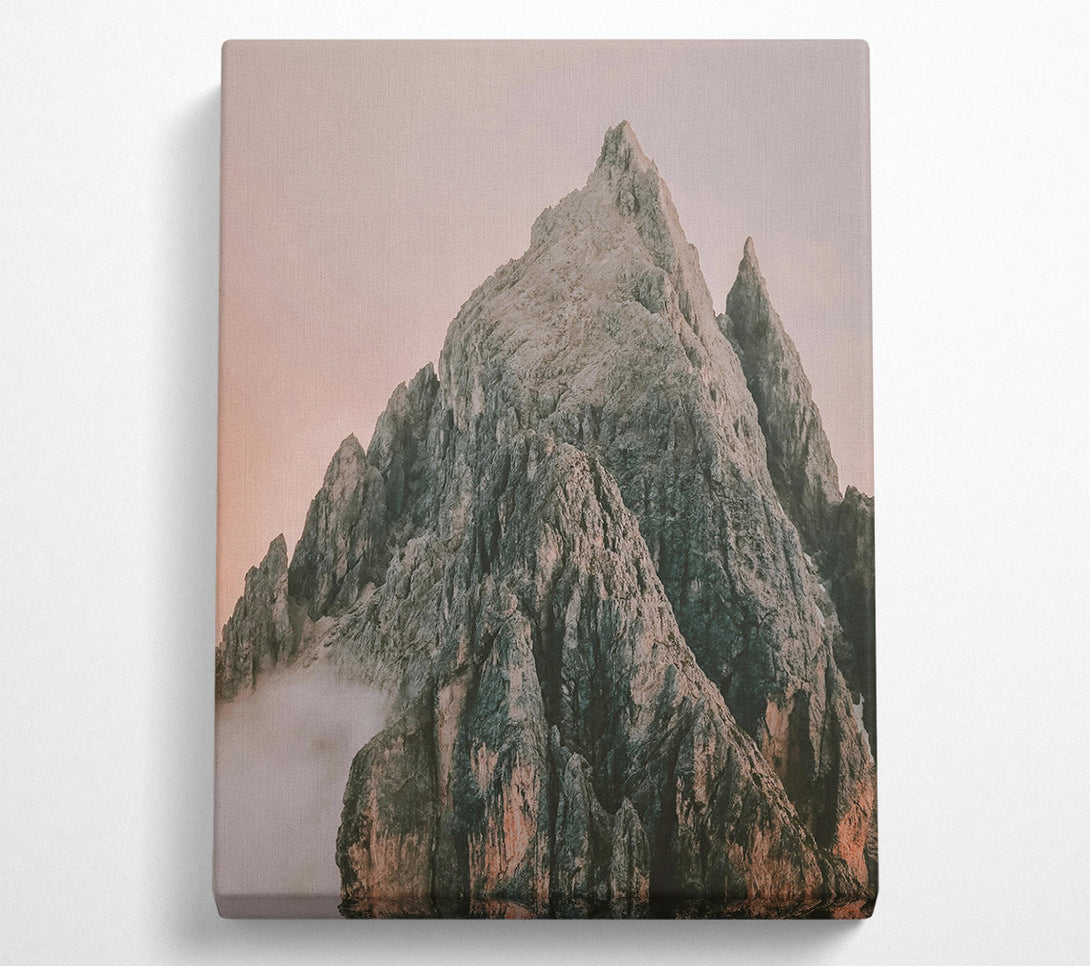  A Canvas Print of Grey Mountain Mist Canvas Art