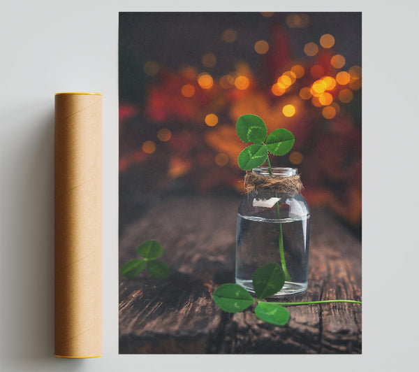 Green Hope In A Bottle Poster
