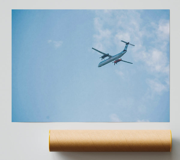 Blue Sky Flight Print