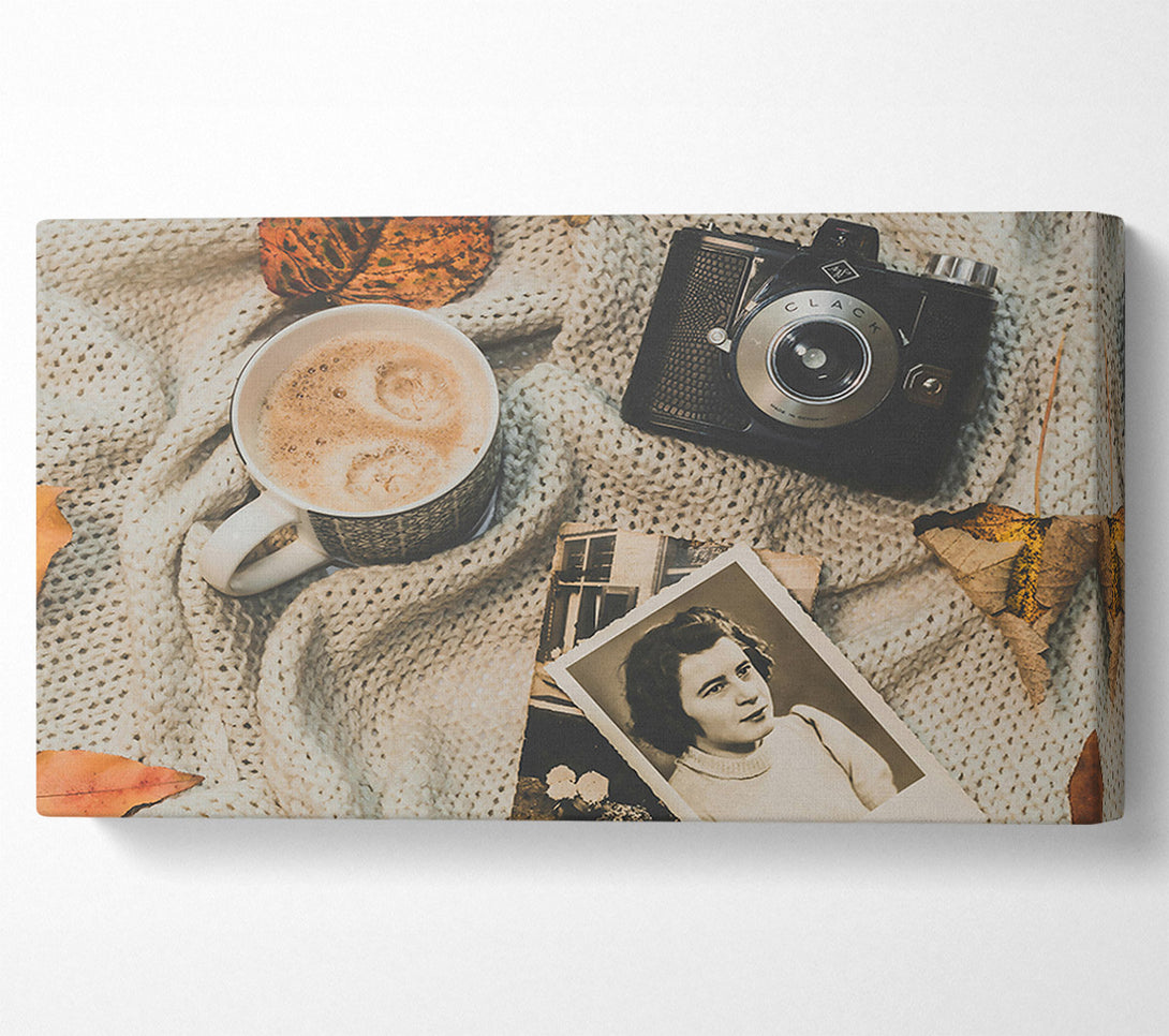  A Canvas Print of Creamy Autumn Memories Canvas Wall Art