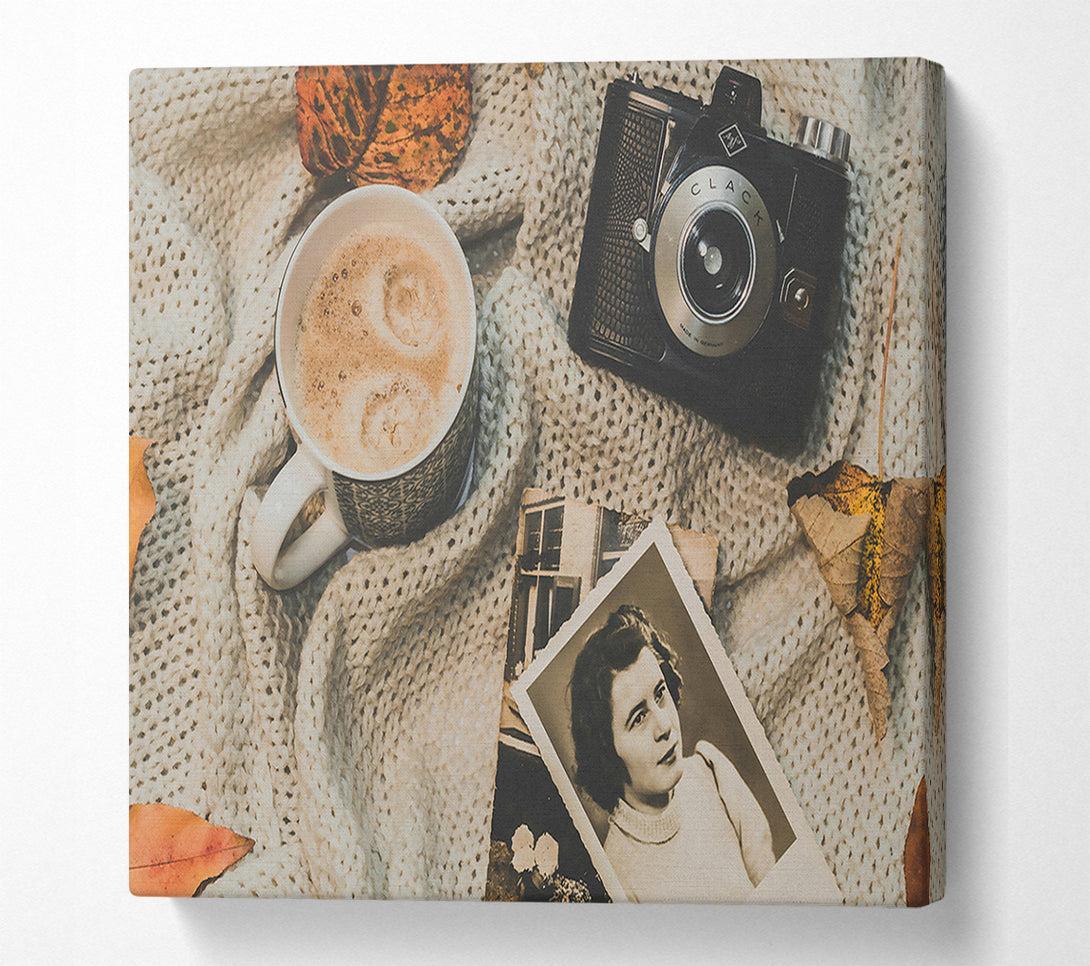  A Canvas Print of Creamy Autumn Memories Canvas Wall Art