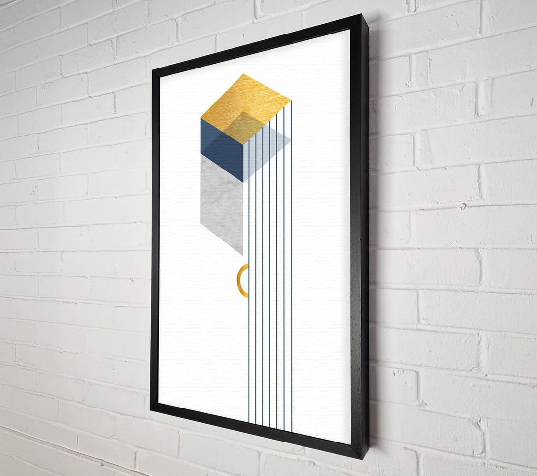  A Canvas Print of Cube Drip Canvas Art