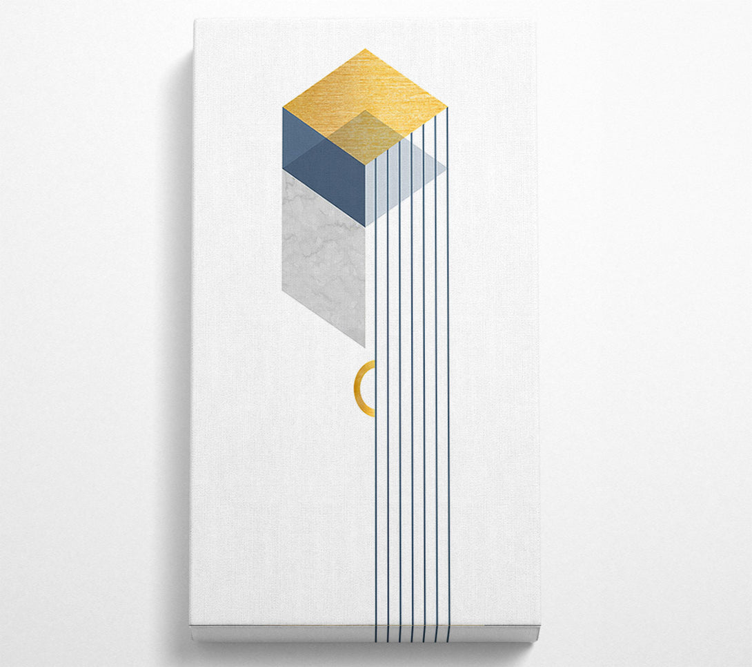  A Canvas Print of Cube Drip Canvas Art