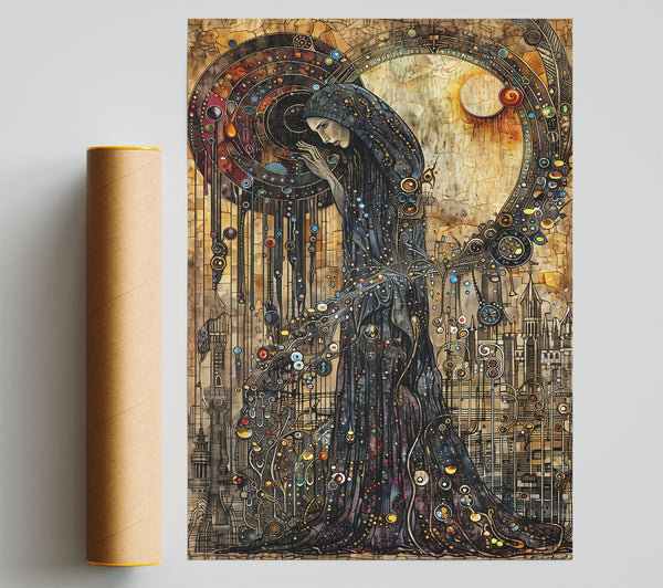 The Blue Celestial Robe Poster
