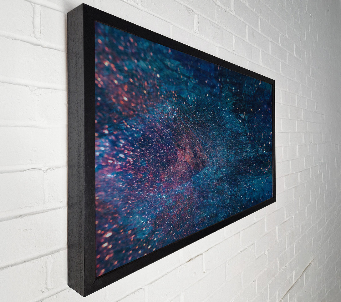  A Canvas Print of Indigo Cosmic Dust Canvas Wall Art
