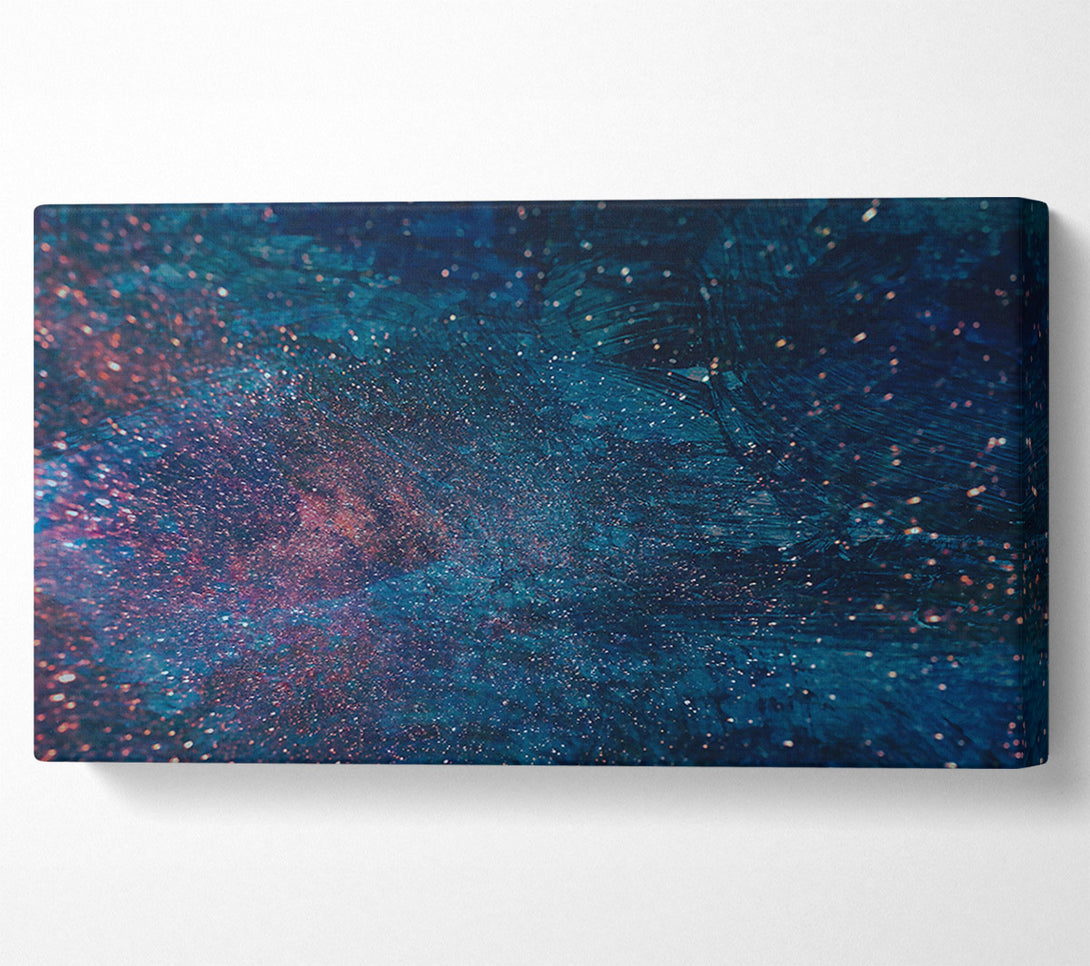  A Canvas Print of Indigo Cosmic Dust Canvas Wall Art