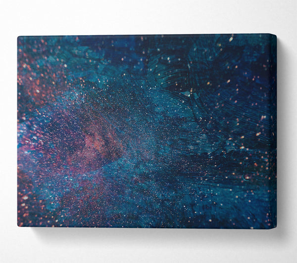  A Canvas Print of Indigo Cosmic Dust Canvas Wall Art