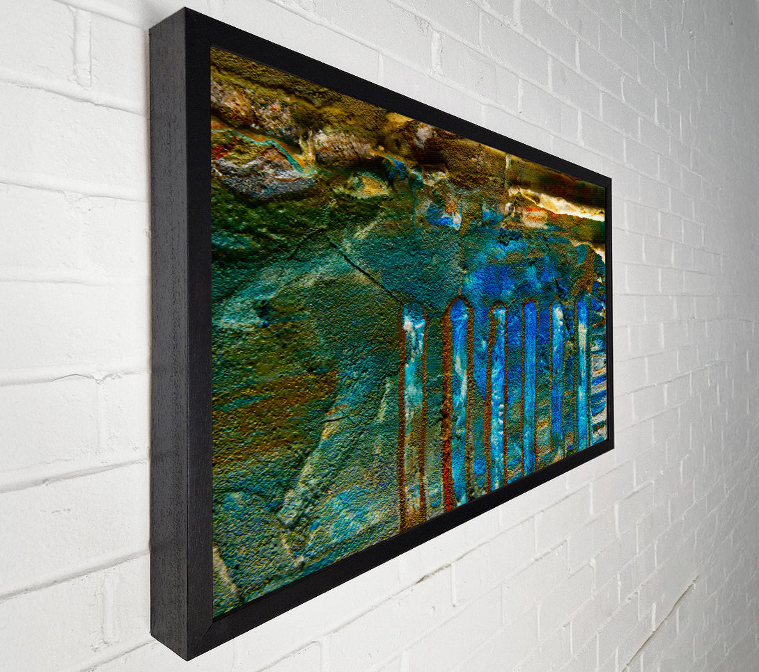  A Canvas Print of Azure Pillars Of Time Canvas Art