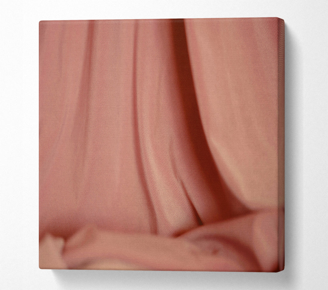  A Canvas Print of Rose-Tinted Folds Canvas Wall Art
