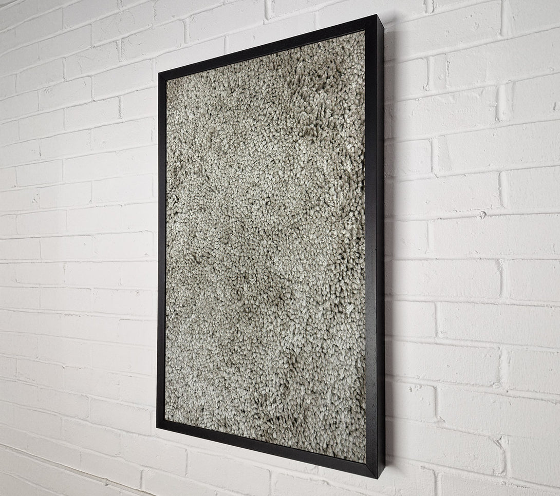  A Canvas Print of Silver Shaggy Texture Canvas Print