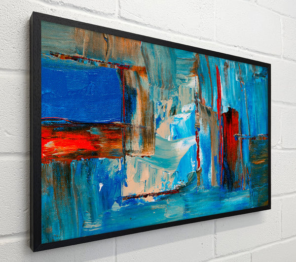 Blue Abstract Landscape