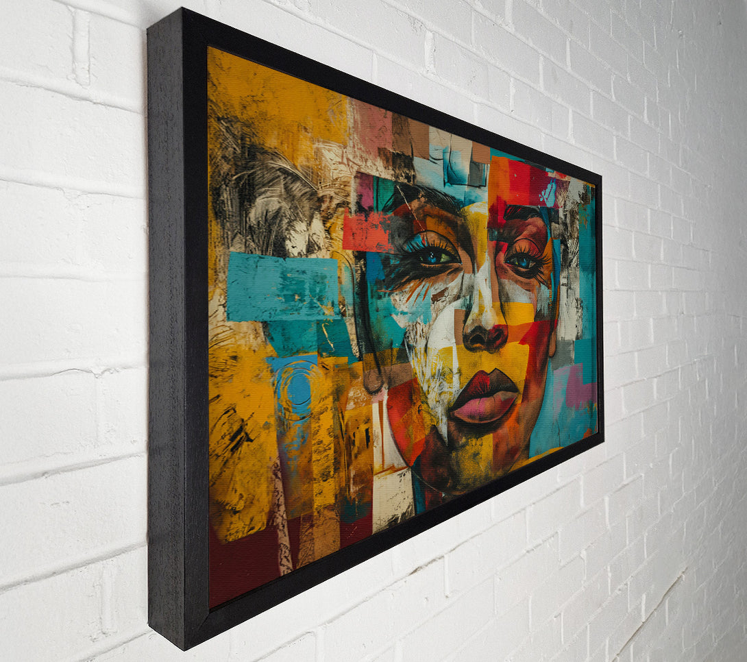  A Canvas Print of Cubism Woman Canvas Art