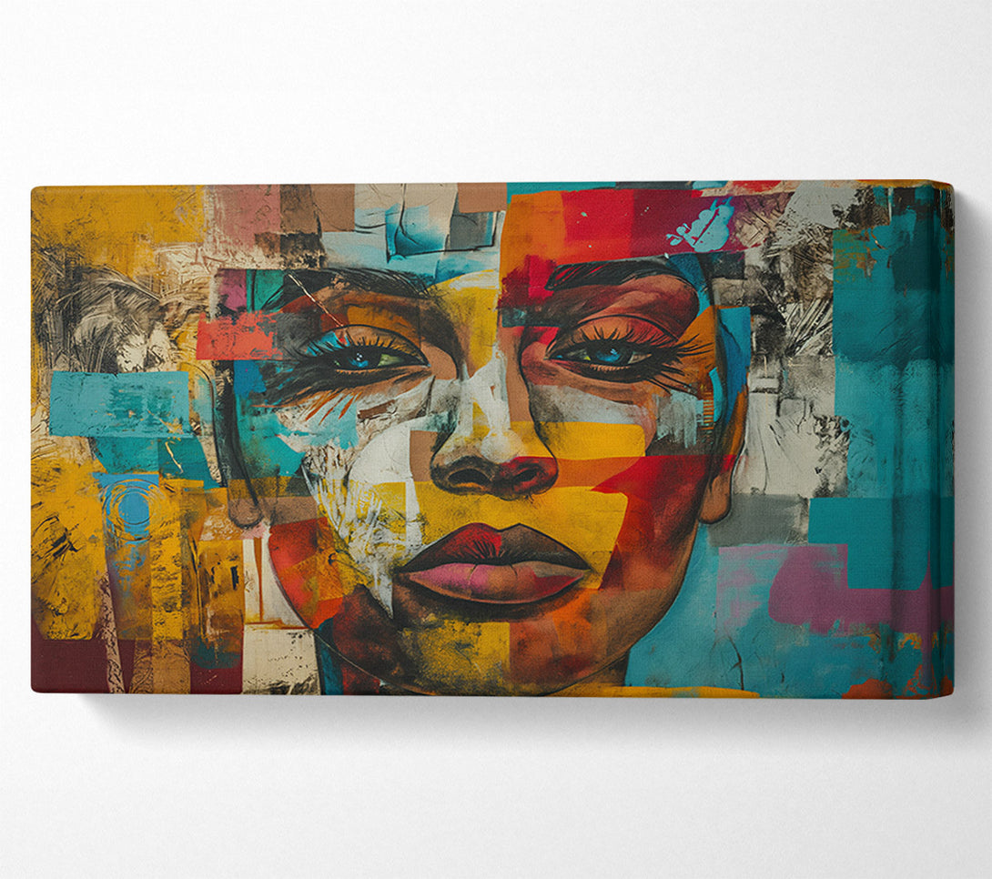  A Canvas Print of Cubism Woman Canvas Art