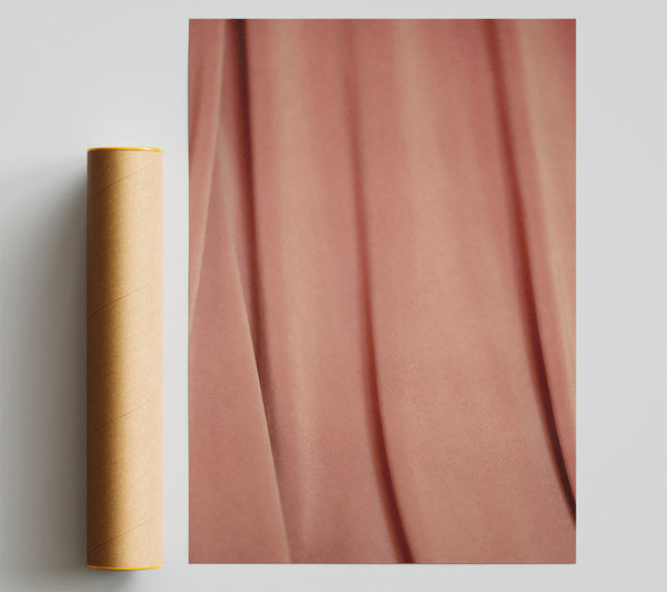 Blushing Fabric Waves Giclee Print