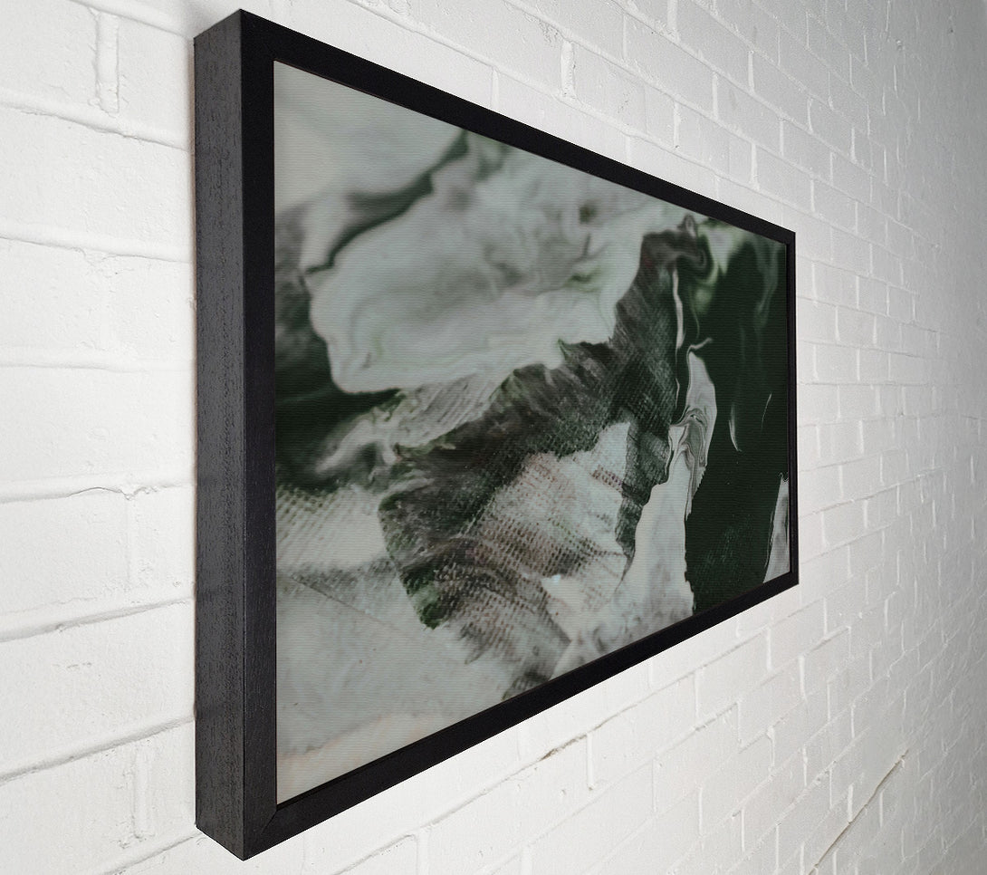  A Canvas Print of Emerald Swirls And Waves Canvas Art