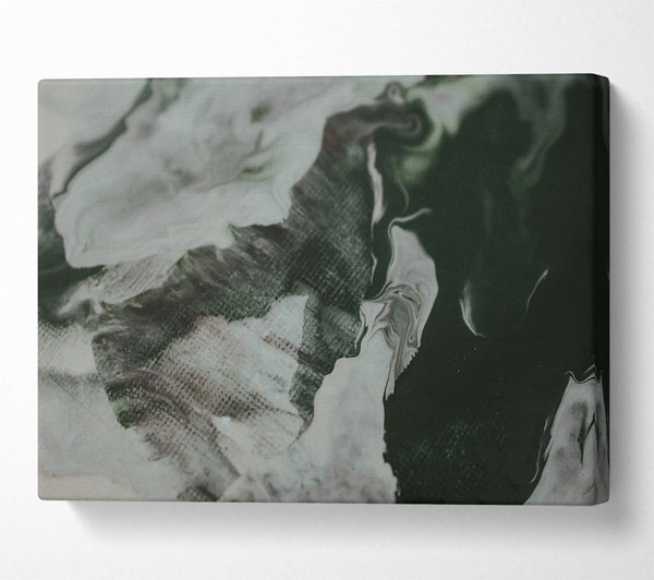  A Canvas Print of Emerald Swirls And Waves Canvas Art