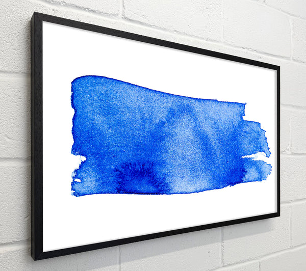 Azure Abstract Brushstroke