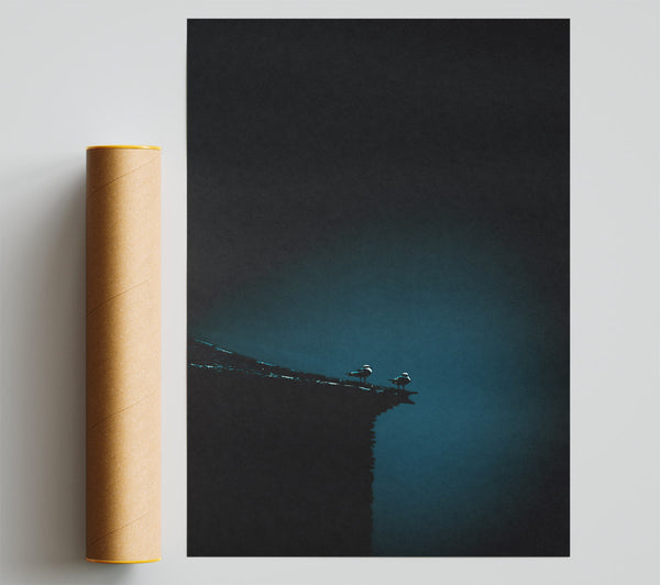 Teal Night Watch Giclee Print