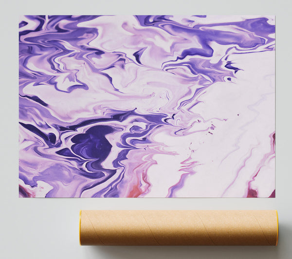 Purple Swirling Dream Print