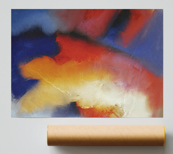Orange And Blue Dreamscape Giclee Print