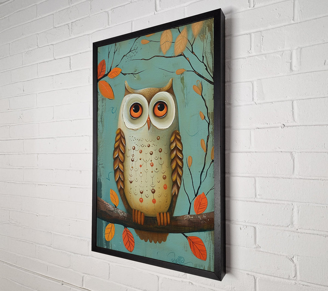  A Canvas Print of Cute Owl Canvas Art