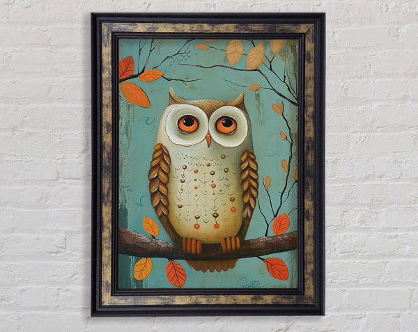 Cute Owl Framed Print