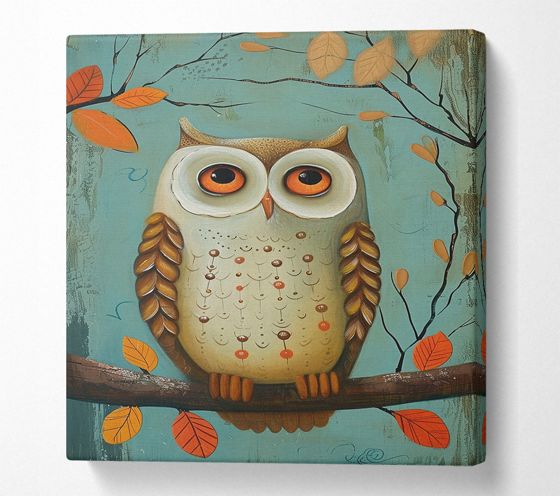  A Canvas Print of Cute Owl Canvas Art