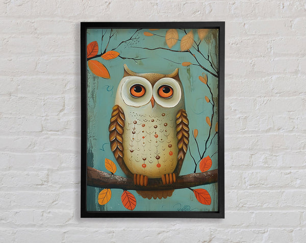 Cute Owl Framed Print