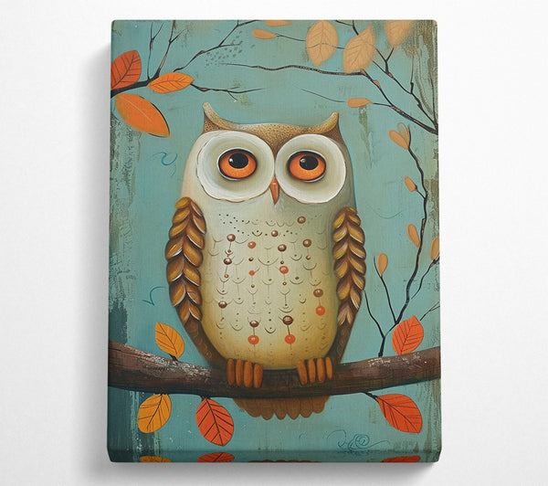  A Canvas Print of Cute Owl Canvas Art