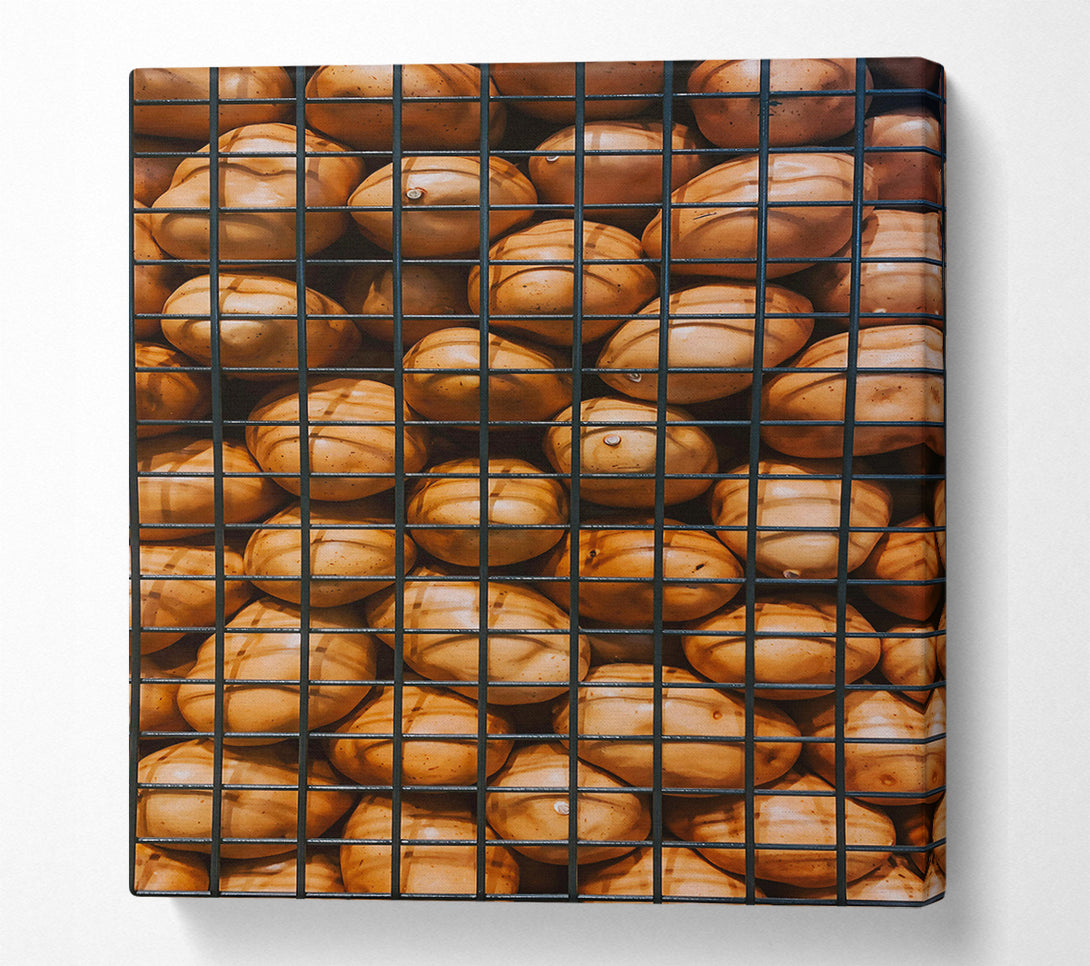  A Canvas Print of Golden Cage Of Plenty Canvas Print