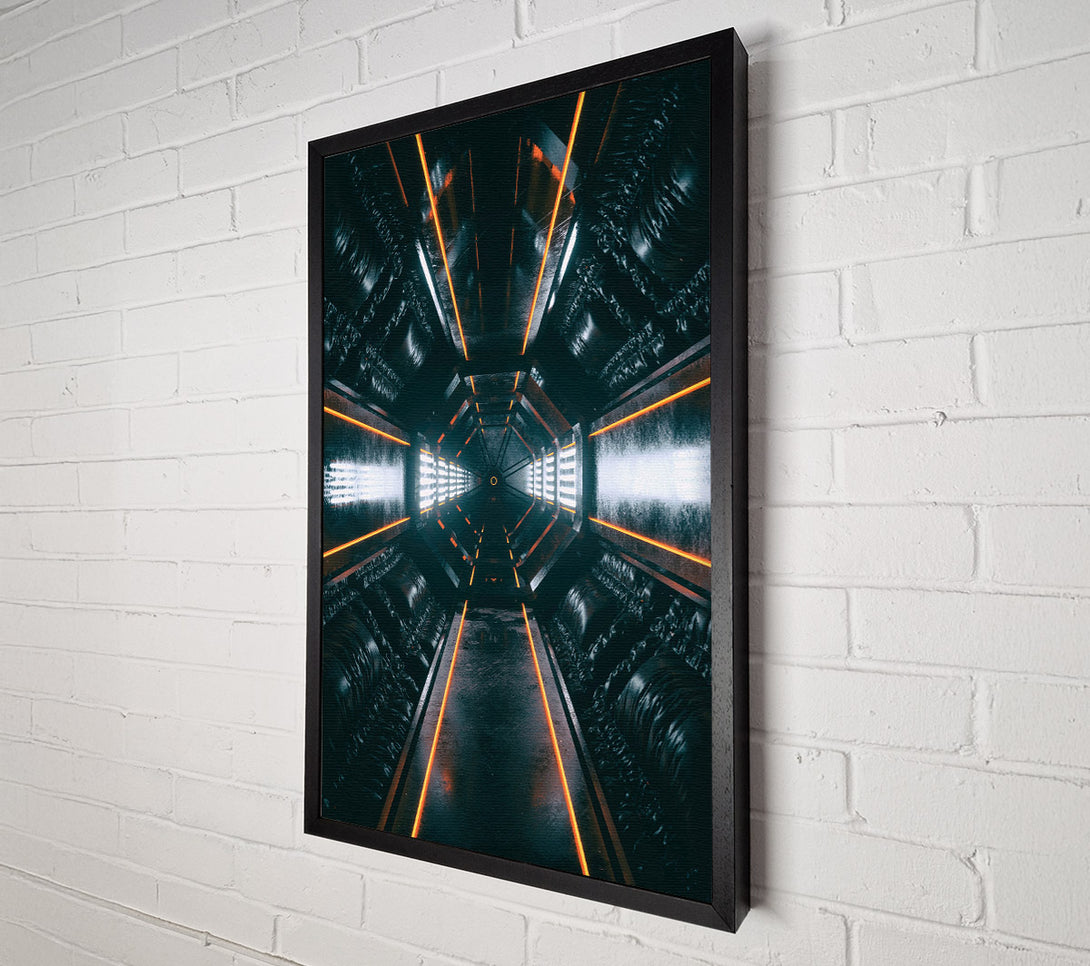  A Canvas Print of Cyber Cell Canvas Print
