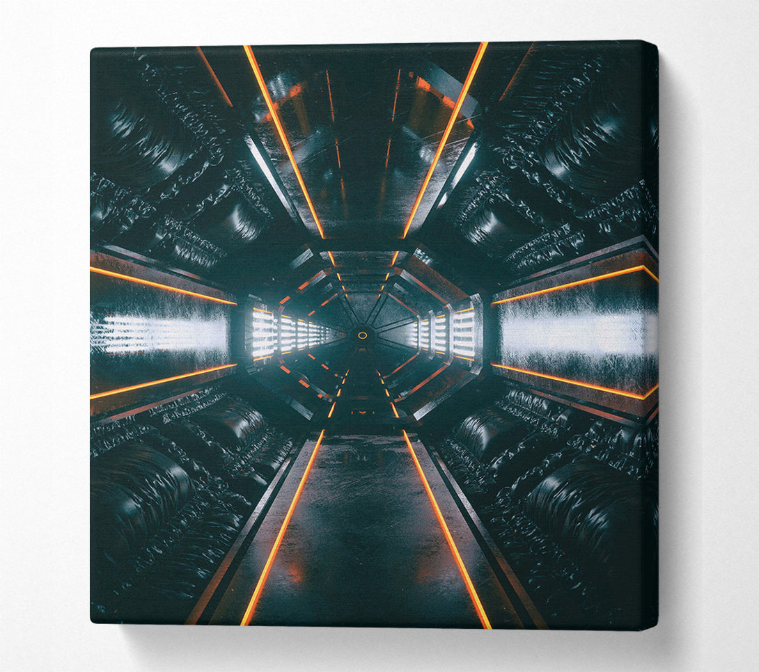  A Canvas Print of Cyber Cell Canvas Print