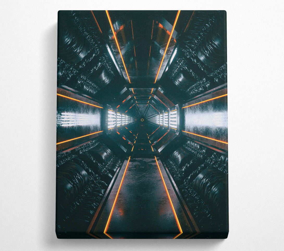  A Canvas Print of Cyber Cell Canvas Print