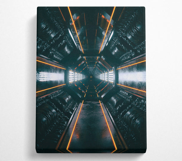  A Canvas Print of Cyber Cell Canvas Print