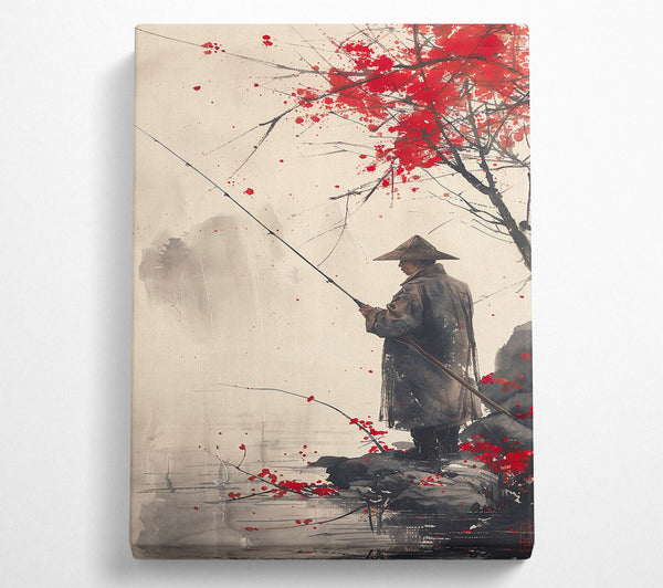  A Canvas Print of Crimson Fisherman'S Dream Canvas Art