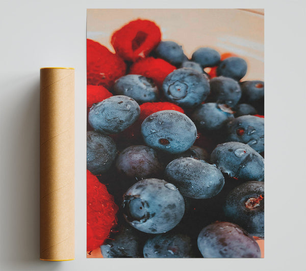 Blueberry And Red Dreams Poster