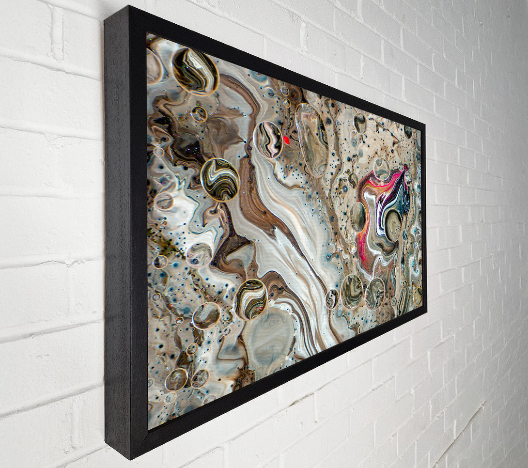  A Canvas Print of Brown Swirling Dreams Canvas Print