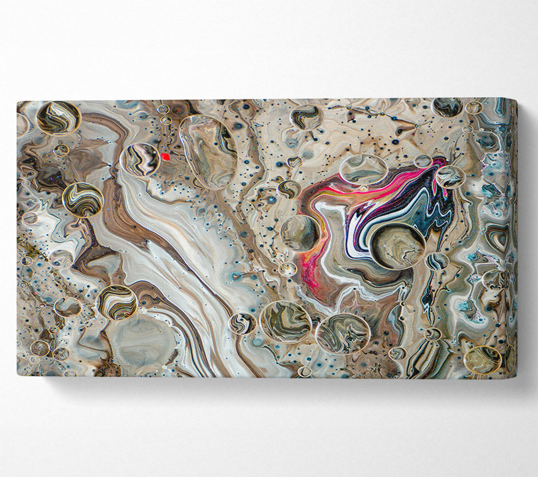  A Canvas Print of Brown Swirling Dreams Canvas Print