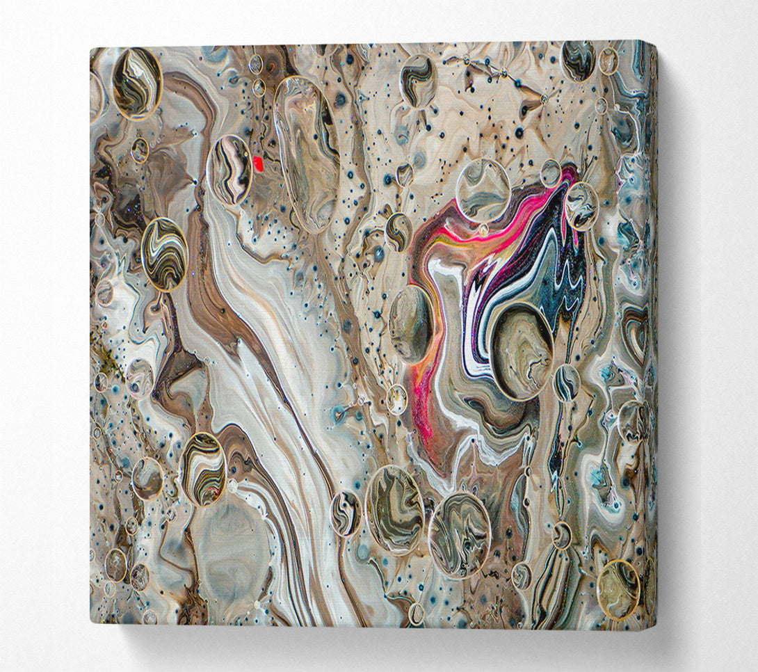  A Canvas Print of Brown Swirling Dreams Canvas Print